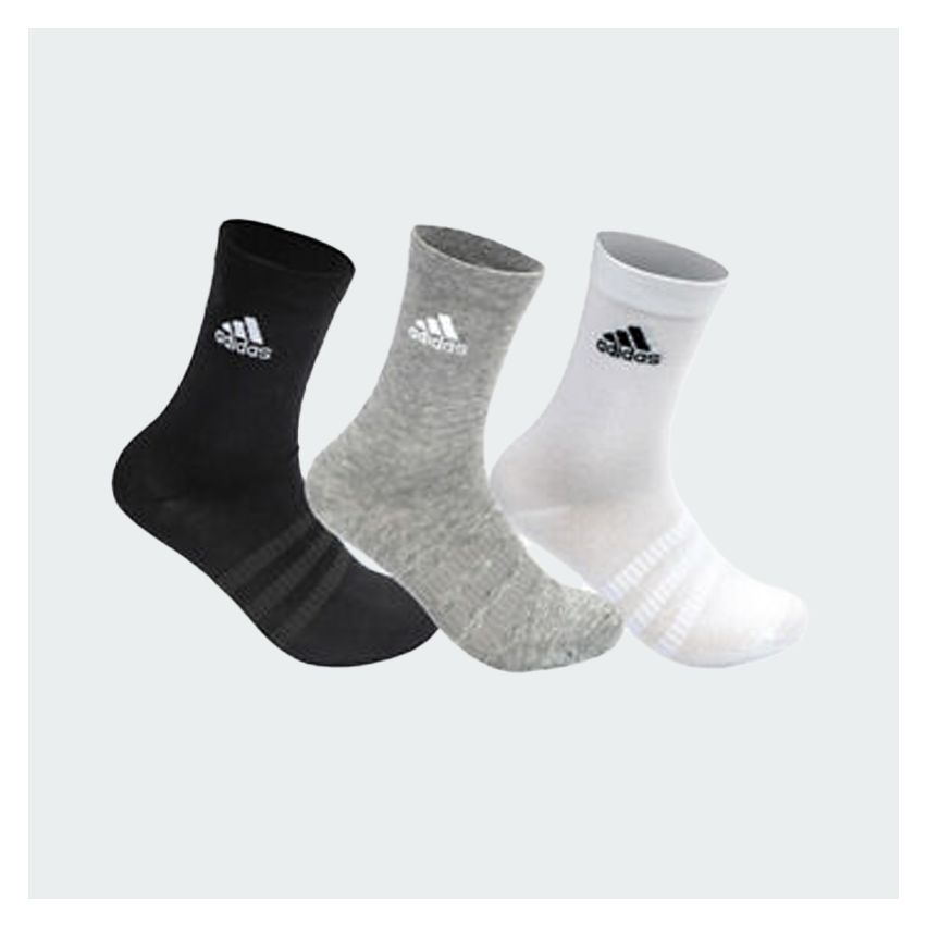 Adidas Light Crew Pack Of 3 Pairs Socks for Men