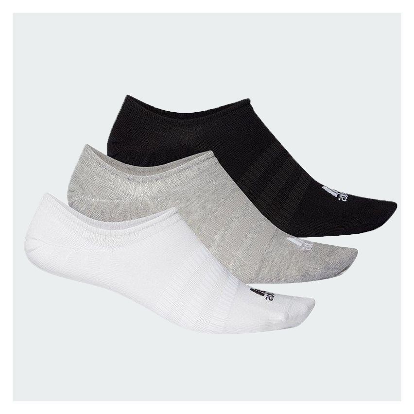 Adidas No Show Socks 3-Pairs for Men