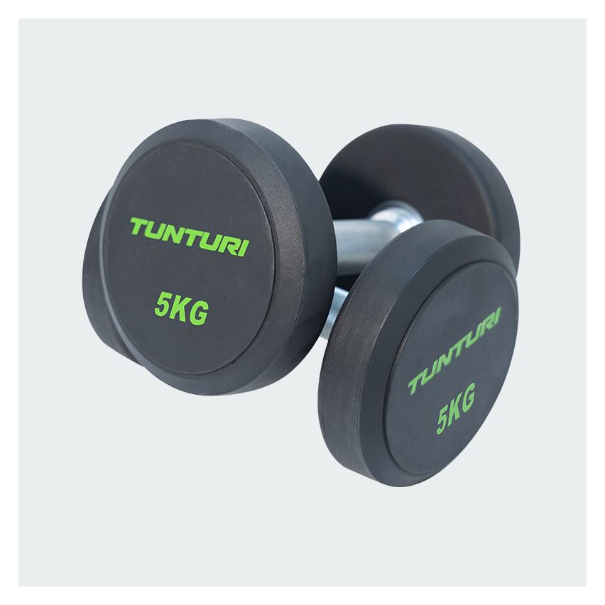 Tunturi Urethane Dura-Pro Dumbbell 5Kg For Adults