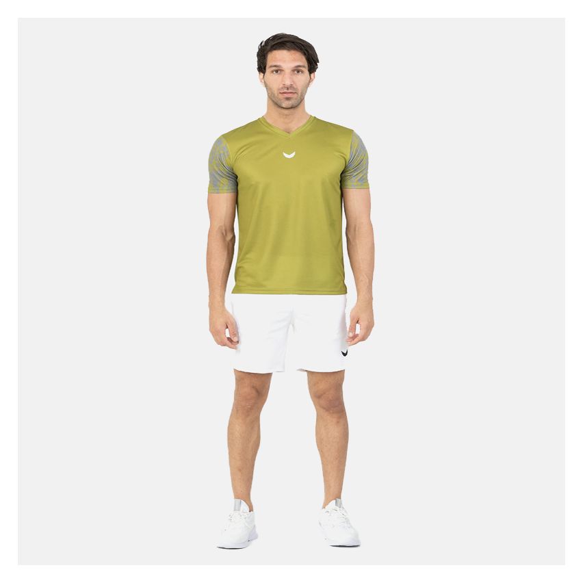 Wings Tiger Olive Padel T-Shirt for Men