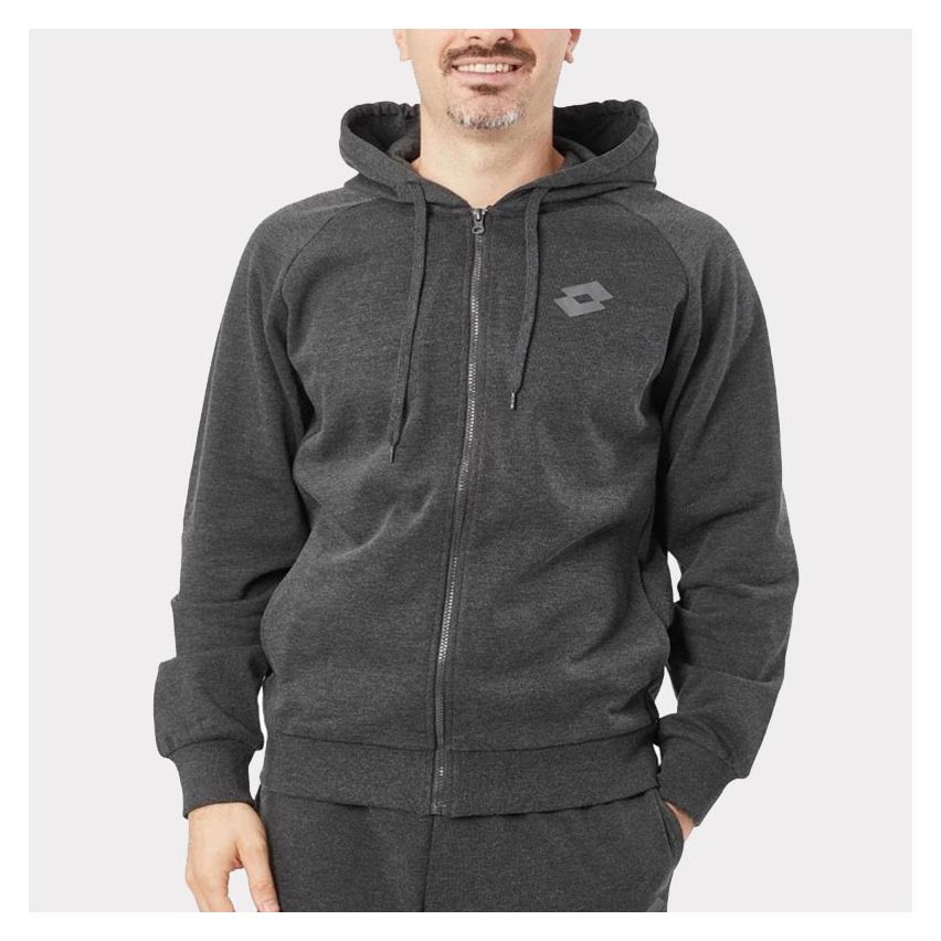 Lotto Msc Sweatshirt Full Zip Hoodie for Men