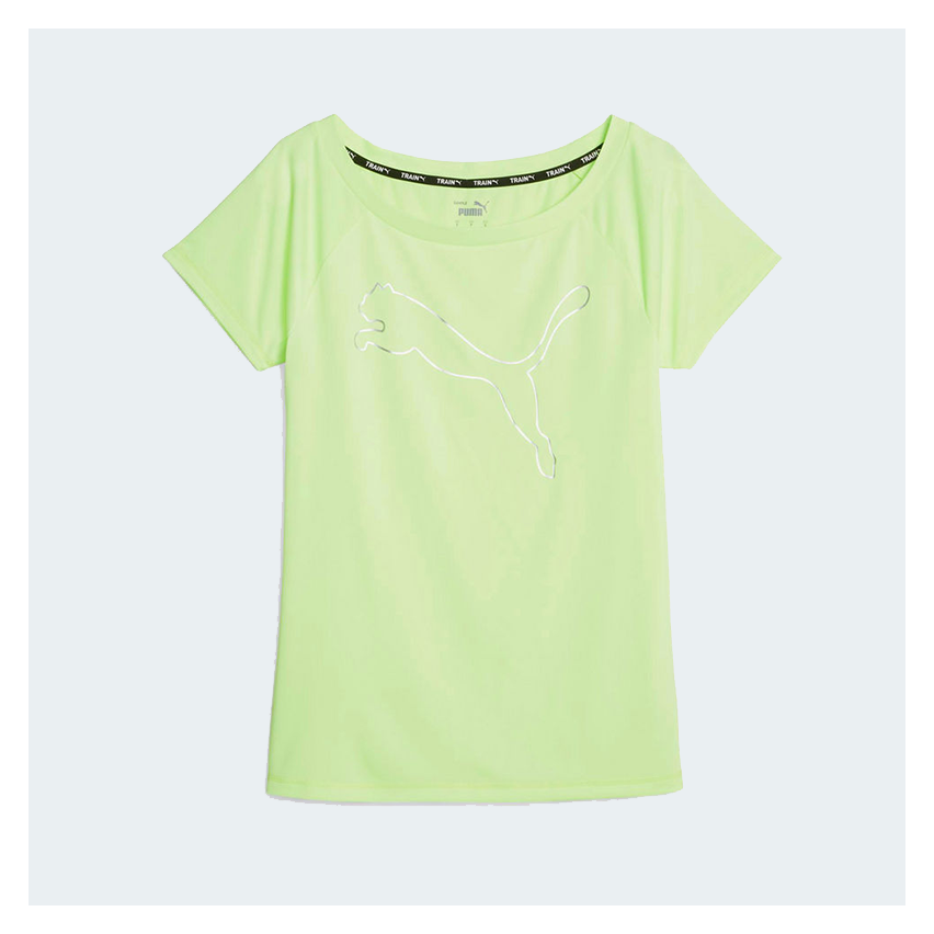 Puma Train Favorite Jersey Cat Tee for Women