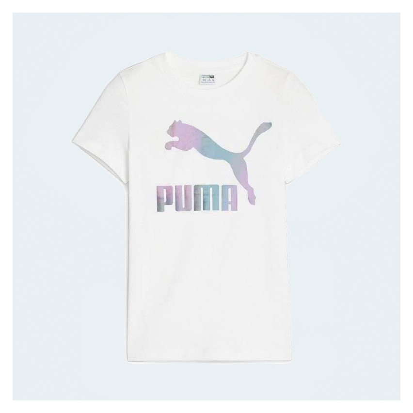 Puma Classics Iridescent Logo Tee for Kids