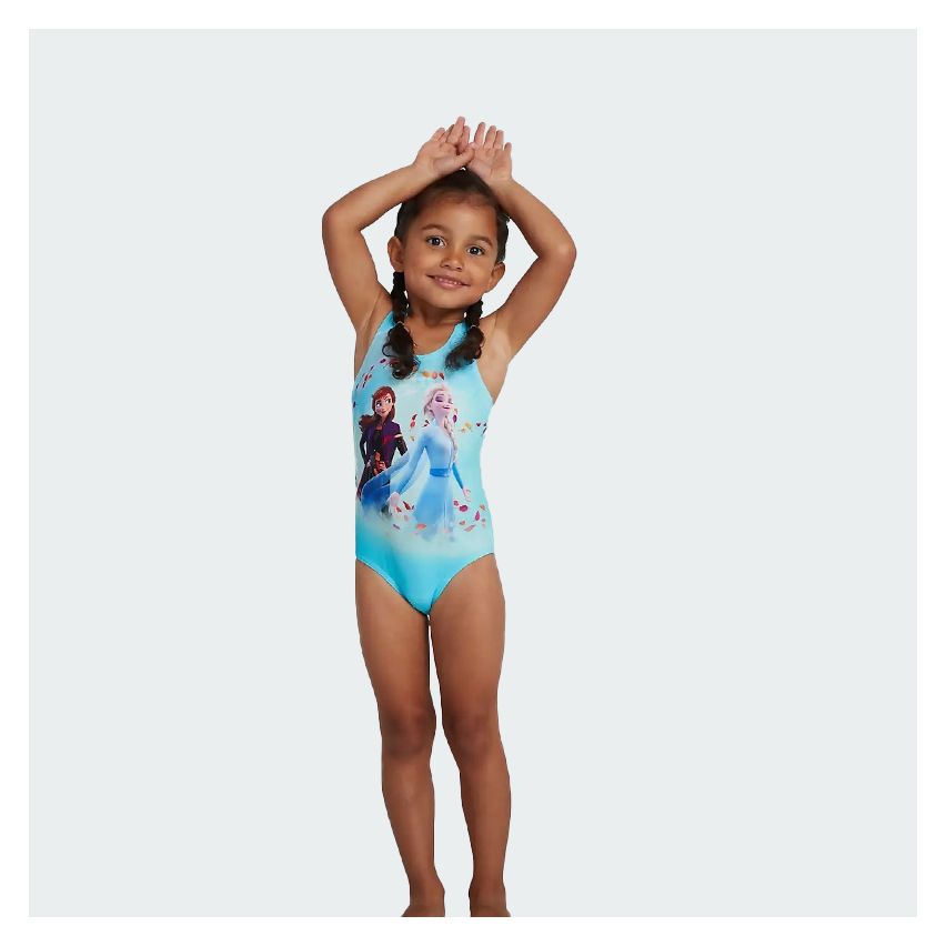 Speedo Disney Frozen 2 D Placement Swimsuit for Kids