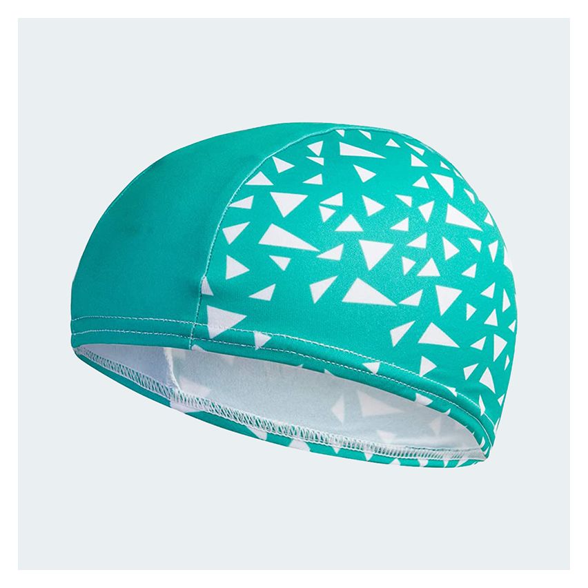 Speedo Printed Polyester Cap Swimming Cap For Kids