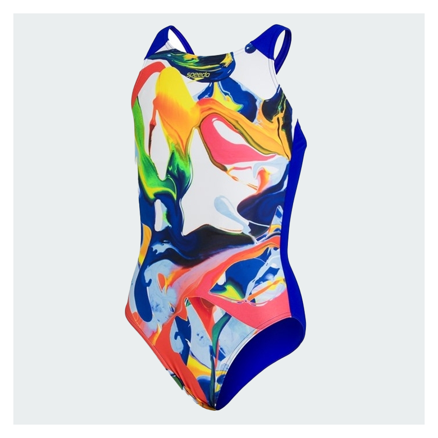 Speedo Digital Placement Pulseback Swimsuit for Kids