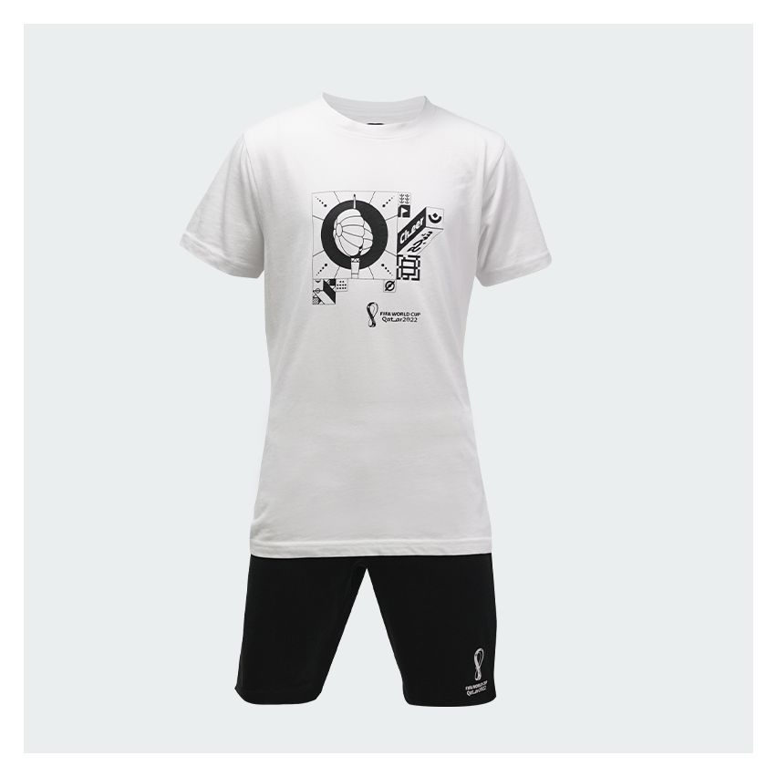 Fifa World Cup Qatar 2022 Youth Kit (T-Shirt&Shorts) for Kids