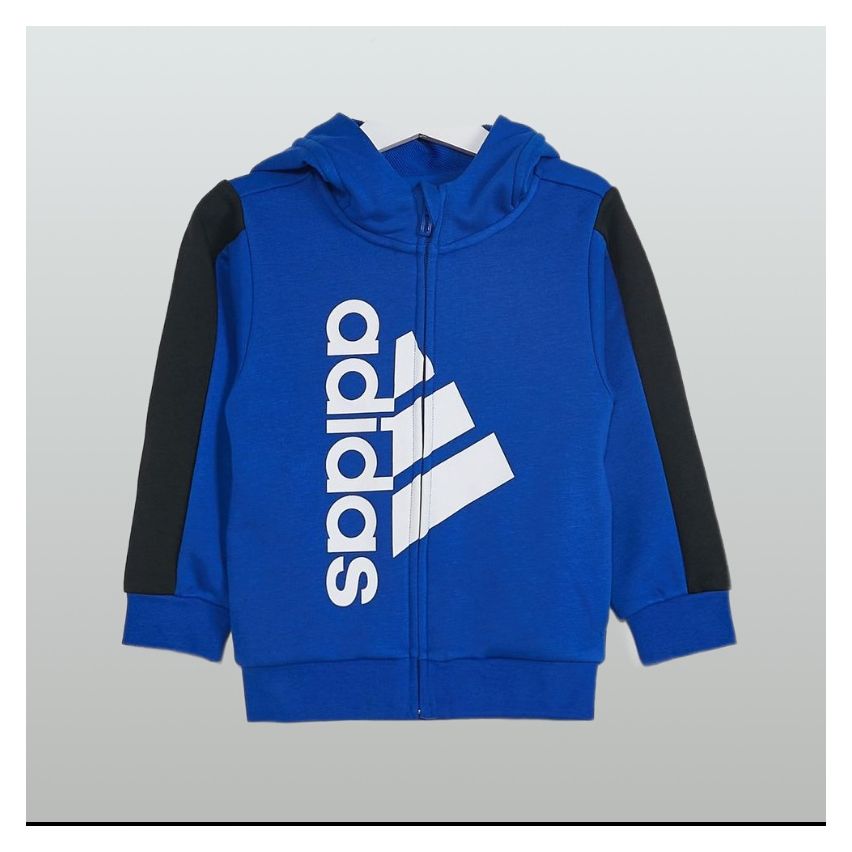 Adidas Badge Of Sport Logo Full-Zip Hoodie for Kids