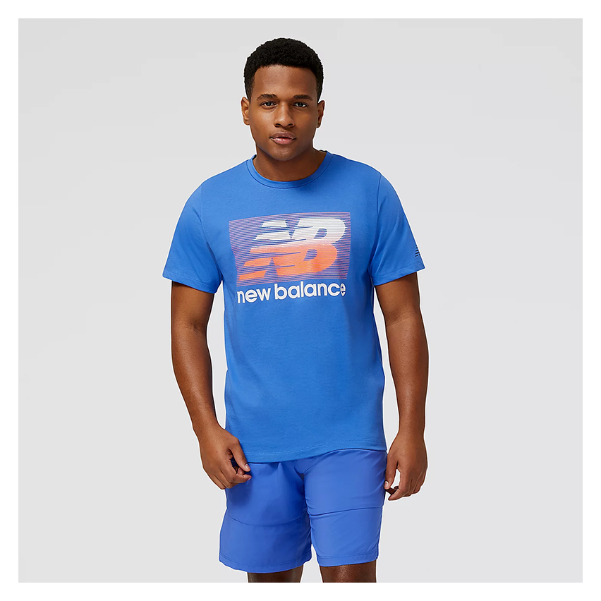 New Balance Graphic Heather Tee for Men