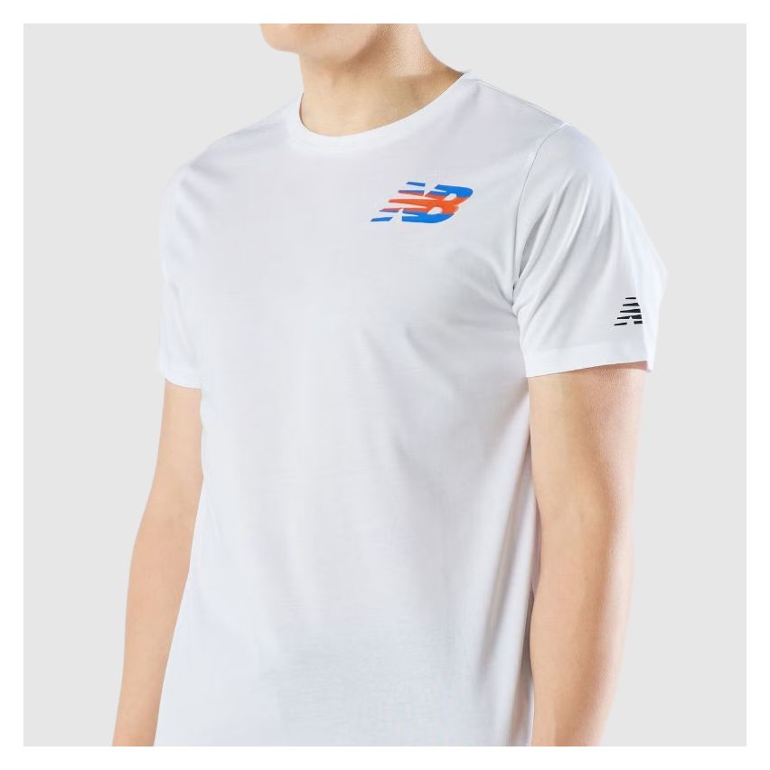 New Balance Graphic Heather Tee for Men