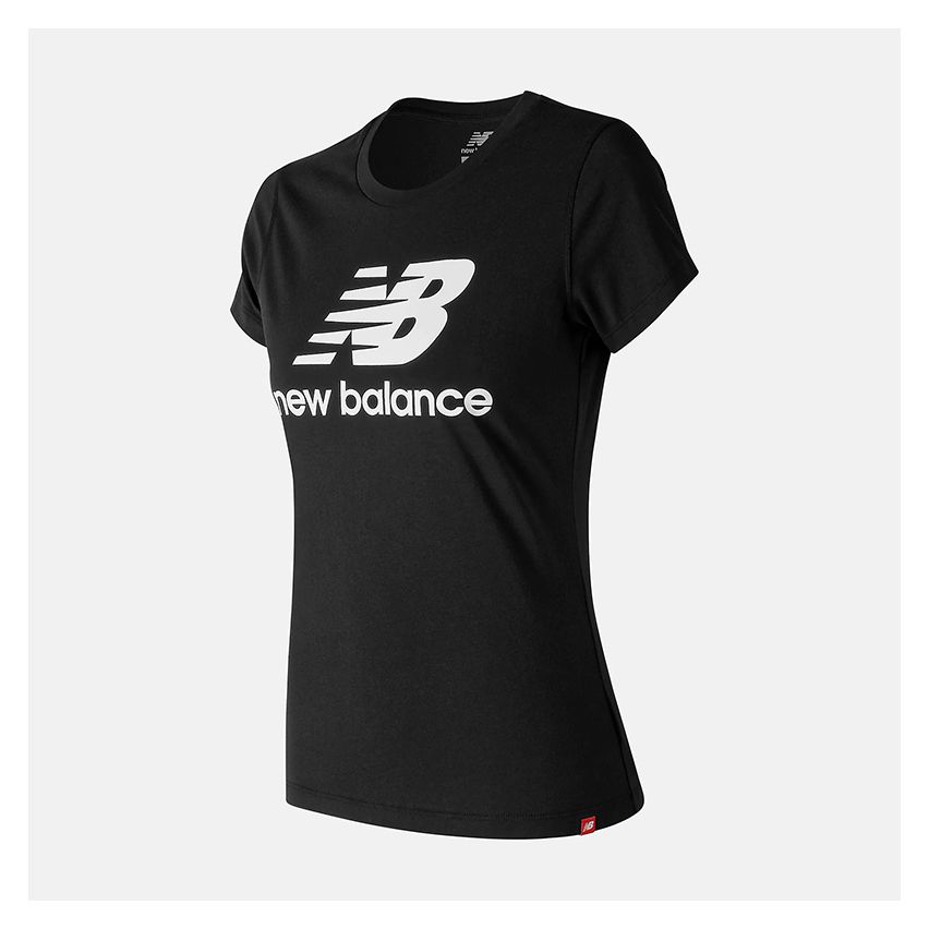 New Balance Essentials Stacked Logo Tee for Women